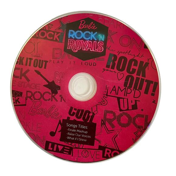 Barbie Rock 'N Royals Karaoke Machine With CD and Microphone - Picture 8 of 9